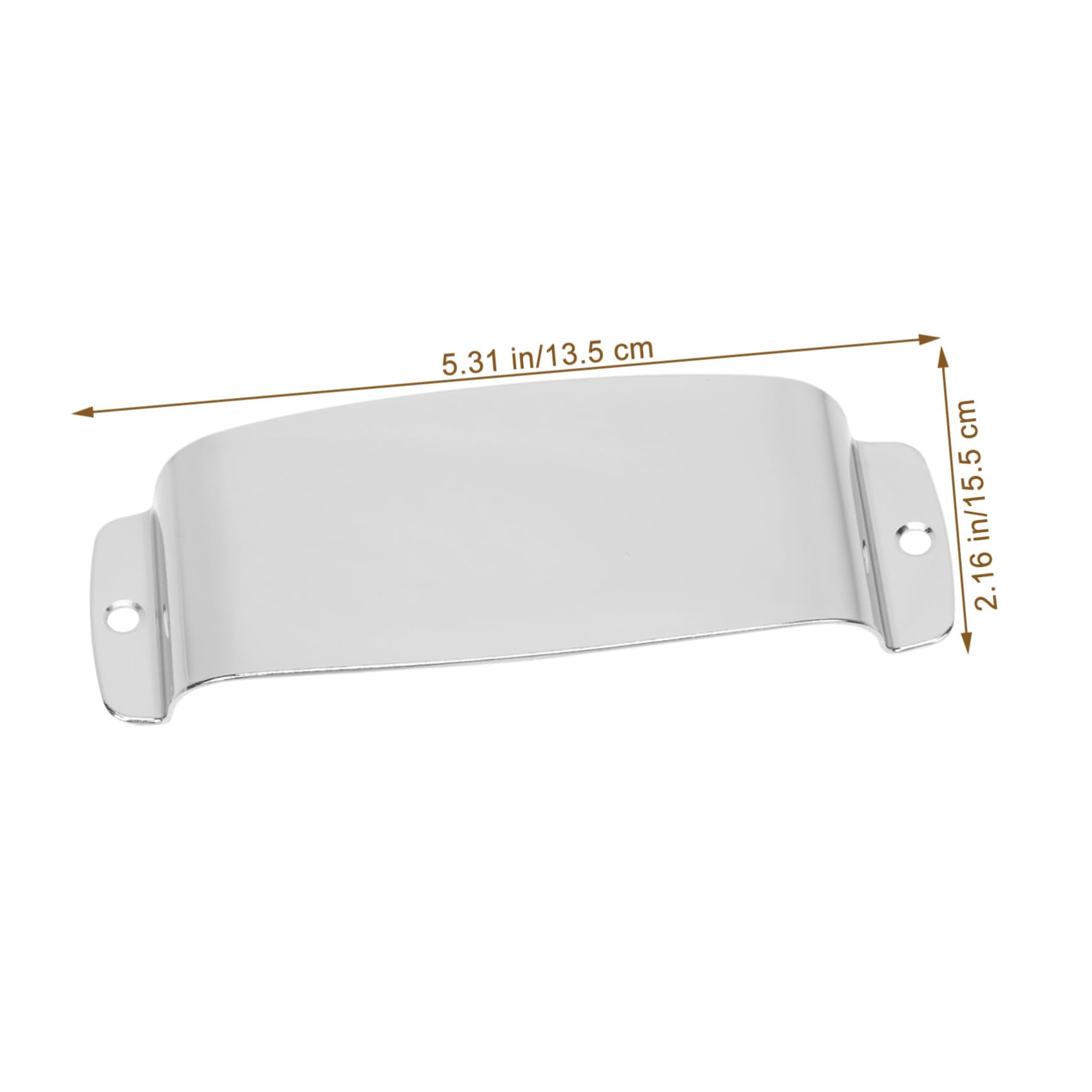 SUPVOX Zinc Alloy Bass Pickup Cover Protect Your Bass Guitar Pickup Stain-resistant Case