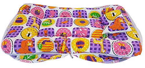 Image of Amardeep and Co Toddler Mattress with Mosquito and Insect Protection Net 70 * 40 cms (Animal Blue)