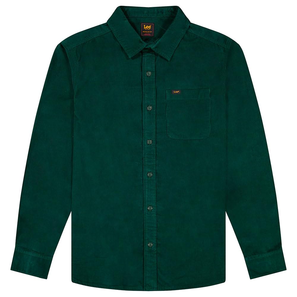 Lee - Camicia Uomo - vestibilità Regular - Leesure Shirt - Mercantile Green