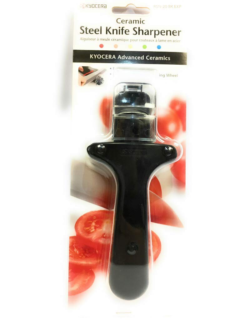 Affilacoltelli Kyocera per Lame in Acciaio, Manuale, Adatto per destrimani e Mancini, RSN-​20BK