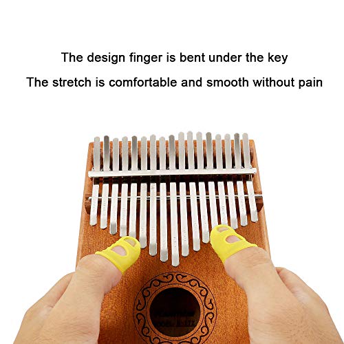 Kalimba 17 clés Touche Pouce Piano Professionnel,Doigt Instrument Musique en bois noyer massif Haute Qualité (bois) - Les Beatles, Paul McCartney, John Lennon, RIngo Starr, George Harrison Kalimba 17 clés Touche Pouce Piano Professionnel,Doigt Instrument Musique en bois noyer massif Haute Qualité (bois) – Image 3