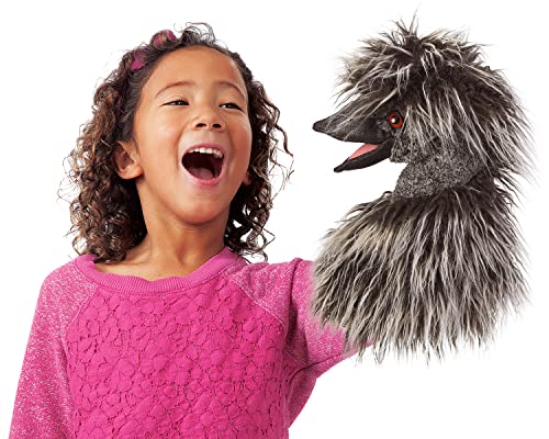 Folkmanis 3184 Emu Stage Puppet, Brown thumb #4