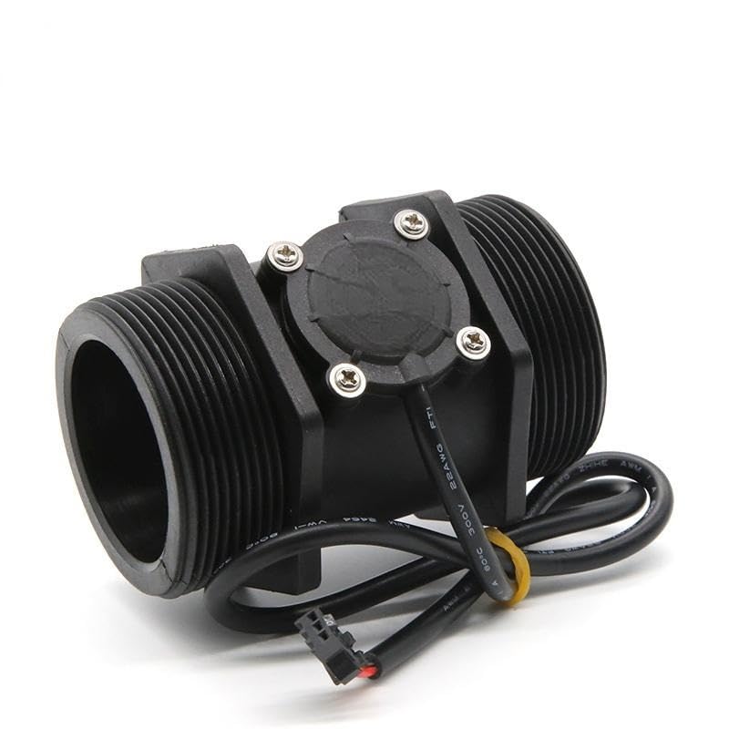 Metro 2 uds Sensor de flujo agua medidor efecto Hall riego agrícola calentadores medición líquido 1/2 pulgada 3/4 pulgadas 1, para uso doméstico en el jardín(2-inch DN50)