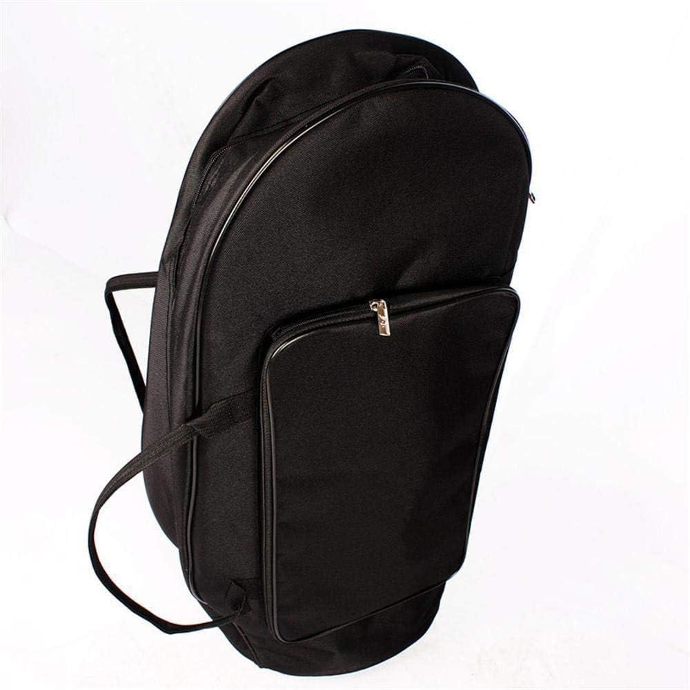 Borsa per Corno baritono Custodia Morbida per baritono con Imbottitura in Tessuto Oxford Borsa a Tracolla Doppia Borsa per Strumenti Musicali