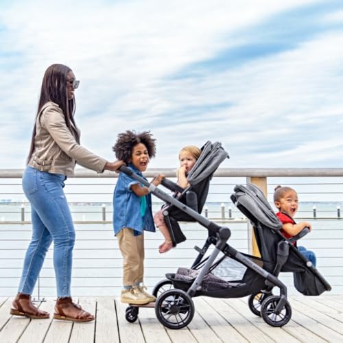 Evenflo Pivot Xpand Modular Travel System with LiteMax Infant Car Seat (Sabino Gray) - image 8