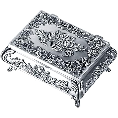 Caja de almacenamiento de joyas de aleación de estaño INFINIONLY Cover