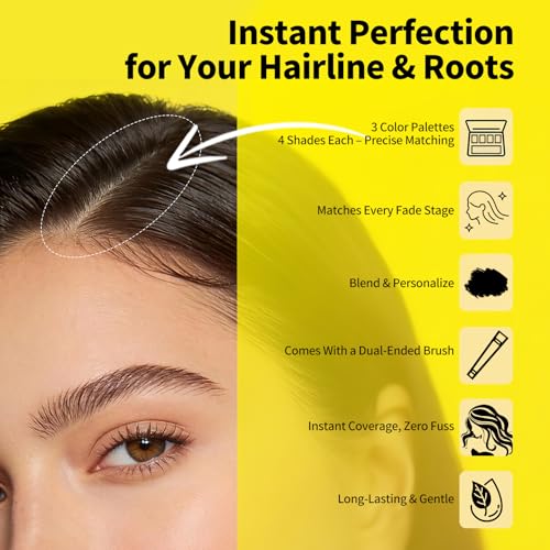 Image of Sevich 4-Color Hairline Palette, Root Touch Up, Blonde Series