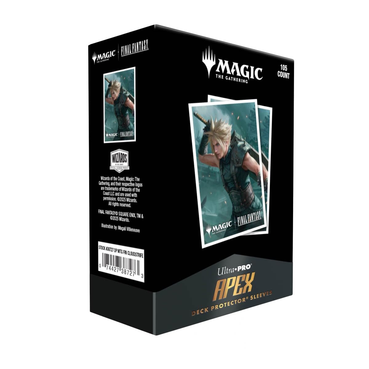 Amazon.com: Ultra PRO - Final Fantasy x Universes Beyond Cloud, Ex-Soldier  105ct APEX Deck Protector™ Sleeves for Magic: The Gathering
