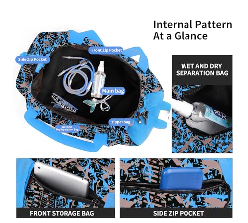 Stumdo Kids Overnighter Duffel Bags for kids, Carry-On Size & Ideal for School Practice or Overnight Travel Weekender Tote for Travel Gym Sport bag for Boys & Girls… (12tylan)3