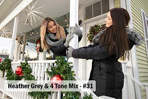 Funky Junque Exclusives Infinity Scarf with Matching Lined Touchscreen Gloves Bundle - Mother's Day Gift Set3