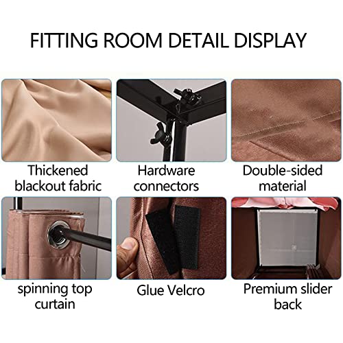 Vestidor de ropa exento y desmontable para corners de moda y sastrería 5