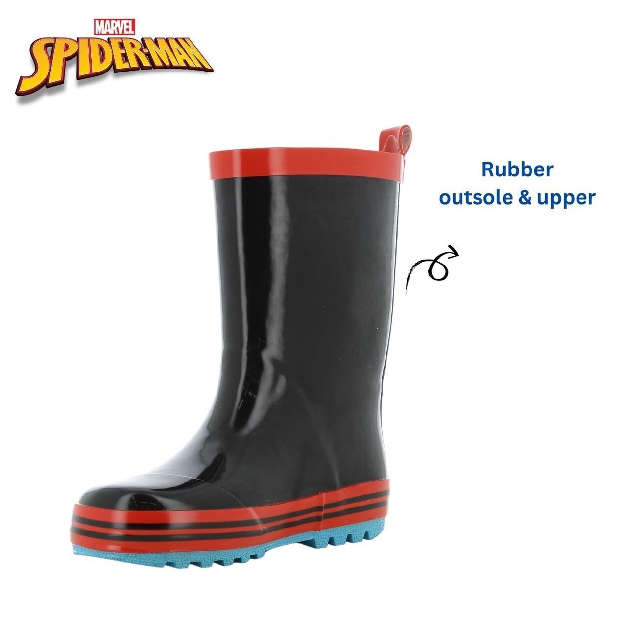 Leomil Spiderman Stivali Pioggia Bambino | Galosce Bambino, Perfette per le giornate umide, Marvel, Regalo di compleanno