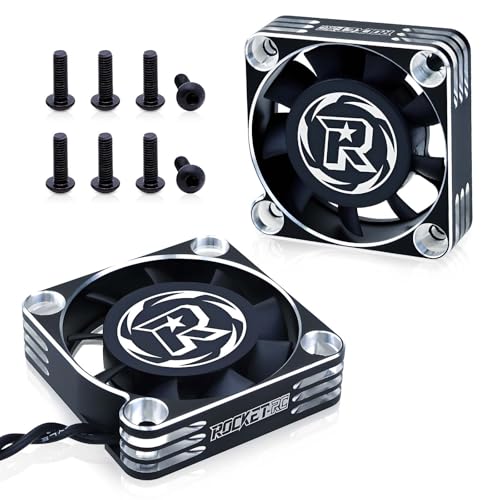 2-Pack Surpass Hobby 40mm RC Motor Cooling Fan 16000RPM