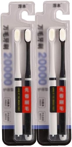 ZUMAHA Loose Ultra Soft Toothbrush for AdultPregnancyJunior, Manual Spinbrush Toothbrush, Toothbrushes with More Than 20,000 Bristles Clean