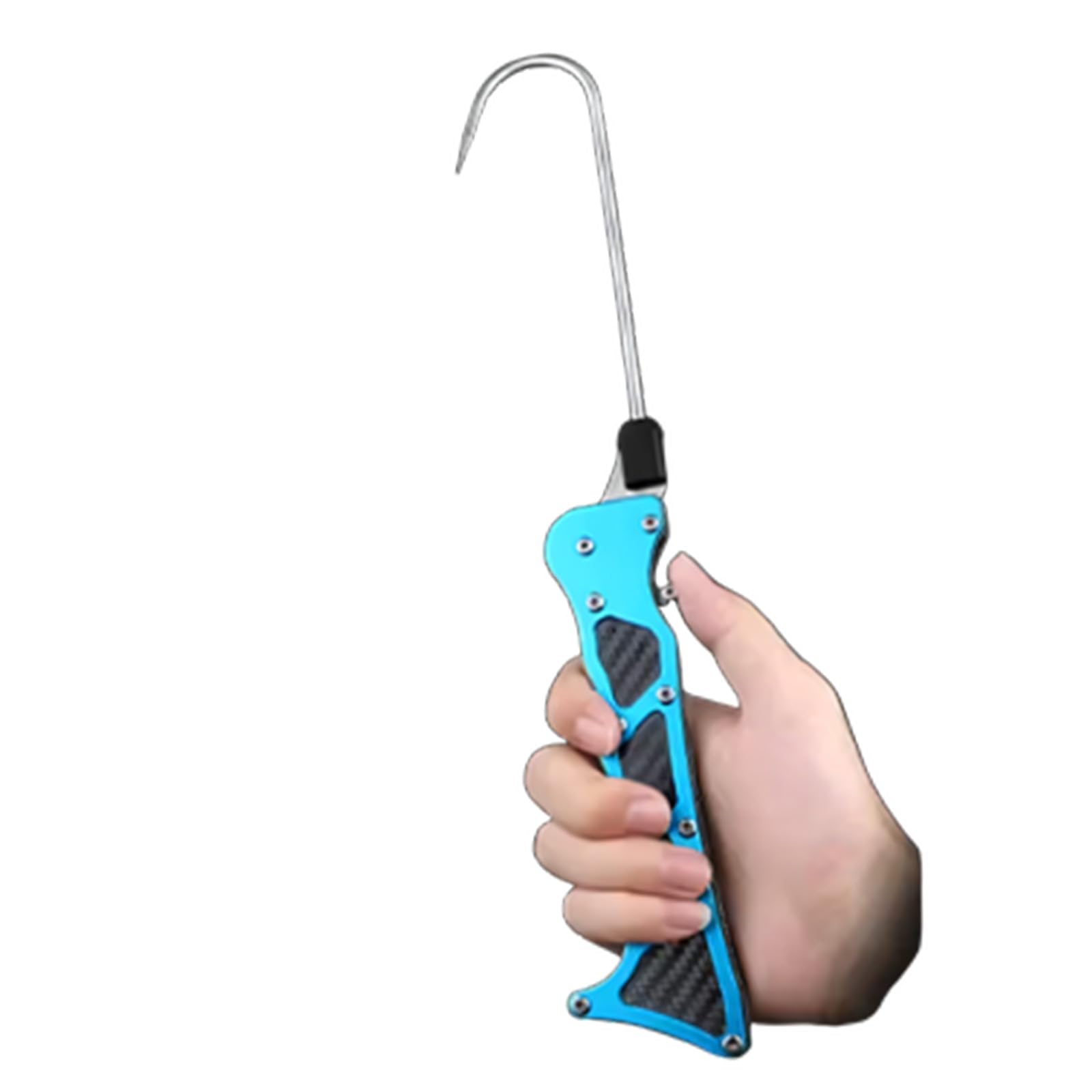 Strumento per da Pesca a sgancio rapido Dispositivo per da Pesca in Acciaio Inossidabile in Alluminio con Impugnatura Antiscivolo per Lo Strumento per ami da Pesca dei Pescatori