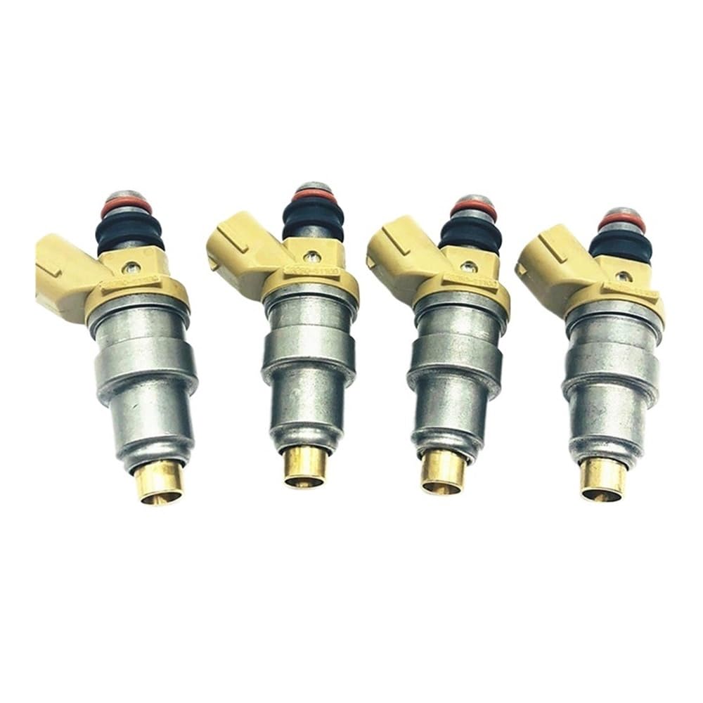 Hsugftmz One Color 23209-11100 For 1.5L 1992-1995 4Pcs 23250-11100 Fuel Injector