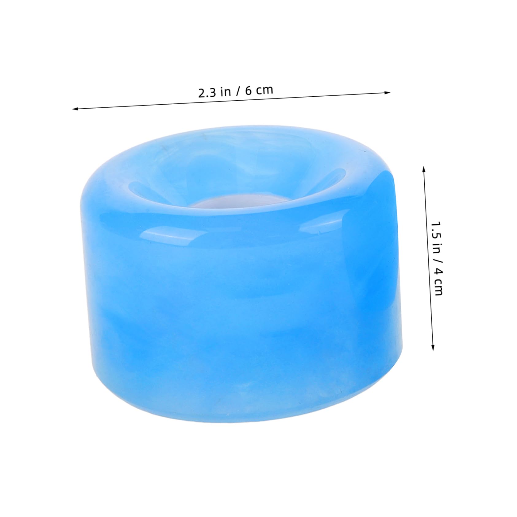 BESPORTBLE S Prácticas Ruedas De Skate Rueda De Longboard Patineta Rueda Grande Camiones De Skate Llantas Ruedas De Diseño De Rodamientos Reemplazos De Ruedas PU Sky-Blue
