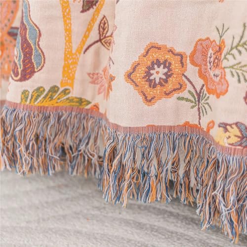 Couverture de lit en gaze de coton rose contre la chaleur - 8
