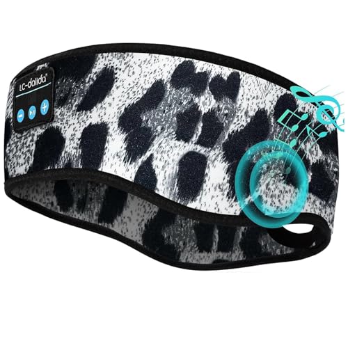 LC-dolida Sleep Headphones Bluetooth 5.4 Headband, Sports Wireless Earphones with Ultra-Thin HD...