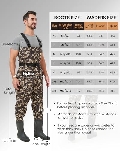 Waders de pesca e impermeable overol de caza con mosca dos capas para hombre y mujer 5