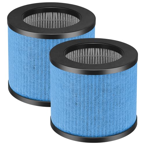 Image of TPAP002 Filter Replacement for TOPPIN TPAP002 Air Purifier Comfy Air C1 | 4-in-1 Air Purifier Filter for TOPPIN TPAP002, Compare to Part #TPFF002, 2 Pack