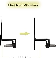 Vista 4 de Homdock Juntas de colchón antideslizantes para mantener el colchón en su lugar, juego de 6 agarradores de colchón, tapón/deflector antideslizante