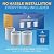 AquaBliss High Output Shower Filter Replacement Cartridge – Reduces Chemicals & Chlorine, Restores pH Balance, Glowing Skin, Strong Nails & Shimmering Hair – 3-Pack (SFC100)
