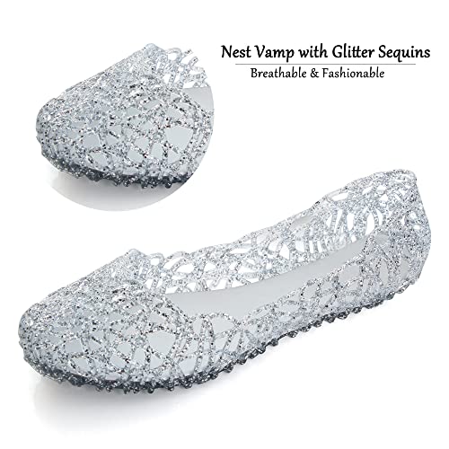 Image of Dear Time Women Flat Heel Summer Beach Jelly Shoes