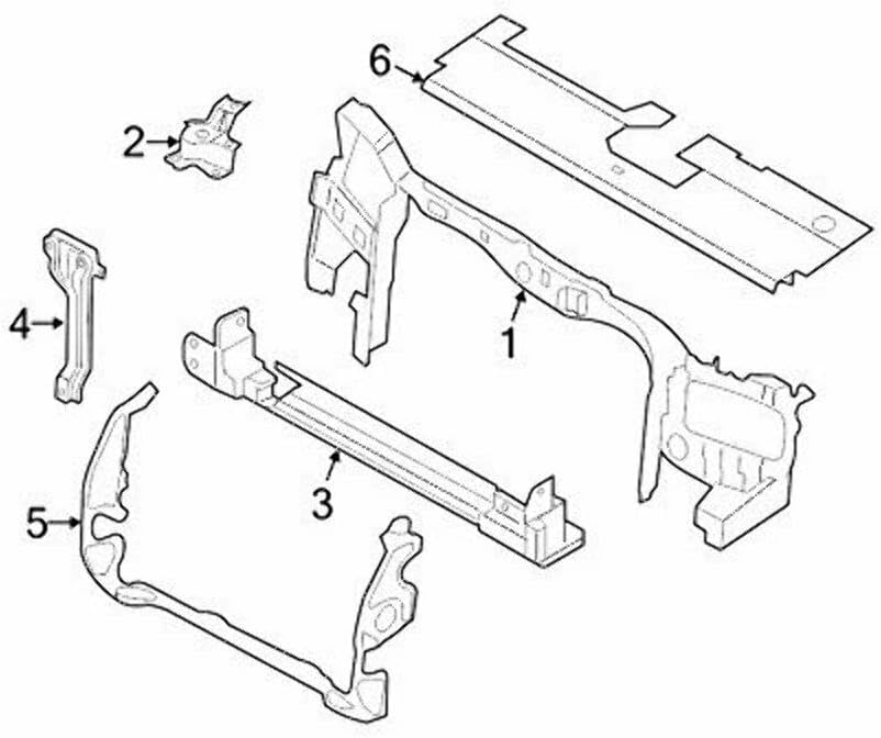 Genuine Ford 8L8Z-8C299-A Radiator Grille Mesh