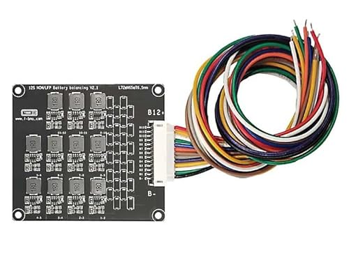 1 pezzo 12S 1.2A Li-Ion Lifepo4 batteria al litio Equalizzatore Attivo bilanciatore induttivo BMS