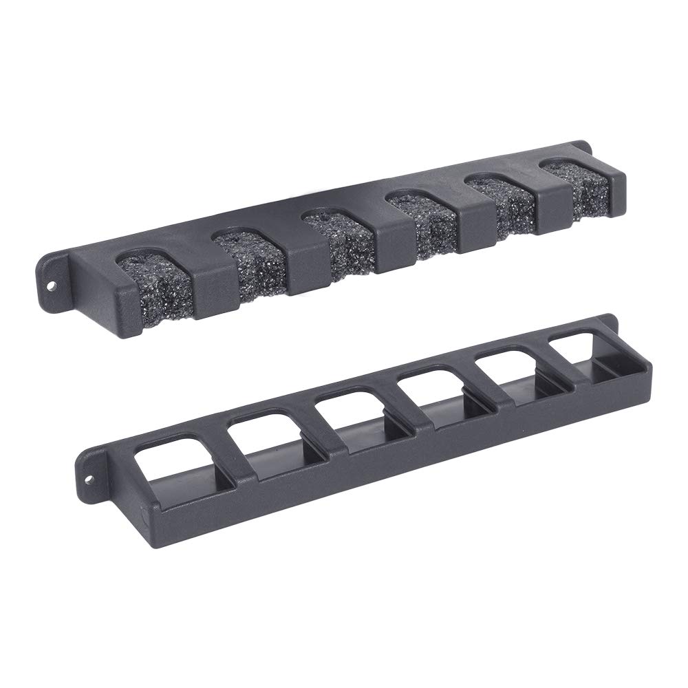 White Water 5014949A Marine Vertical Rod Rack, Holds 6 Rods, FOr Fishing, Boat, Yacht, Camping, RV, Storage