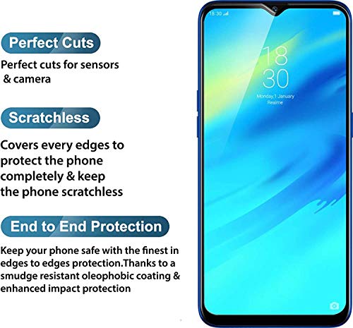 Image of Screen Protector for Oppo A73 (Black) Tempered Glass Edge-to-Edge 6D Screen Guard With Installation Kit