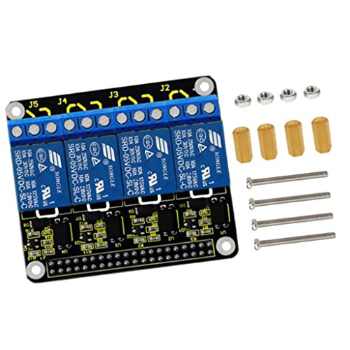 Preisvergleich Produktbild MagiDeal 4-Kanal Relais Modul 5V Relay Für Raspberry Pi