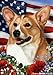 Corgi Pembroke Welsh Fawn/White - Best of Breed Patriotic Garden Flags