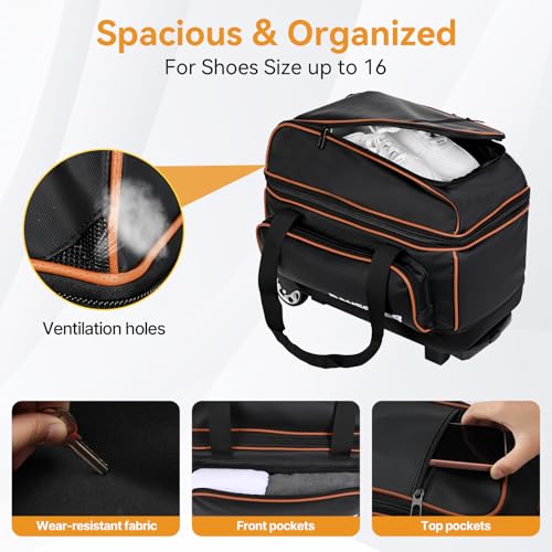 DAUSROOB 2 Ball Bowling Bag