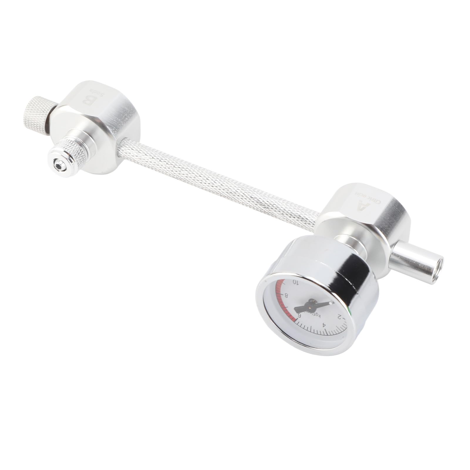Kavolet Kit co2 Aquarium, Kit de système de générateur de CO2, Système de générateur de CO2 avec électrovanne, Kit de réacteur de dioxyde de Carbone pour Plantes Aquarium, Diffuseur de Bulles