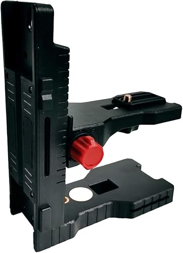 Miniatura 2 de Adaptador de nivel láser en forma de L, base pivotante para soporte de techo/pared, negro