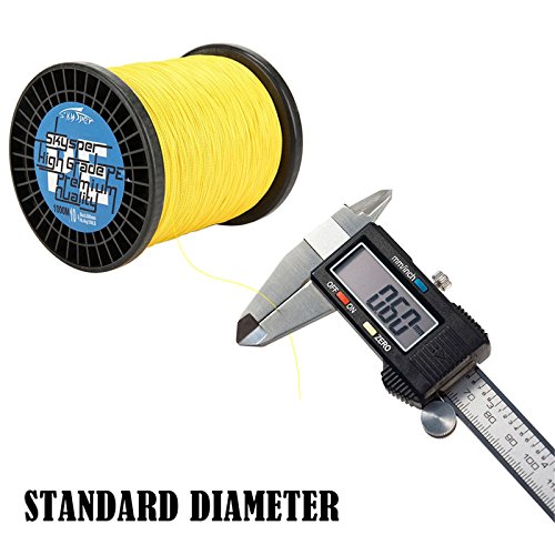 image for SKYSPER Upgraded Braided Fishing Line 10LB 15LB 20LB 30LB 60LB 80LB 10