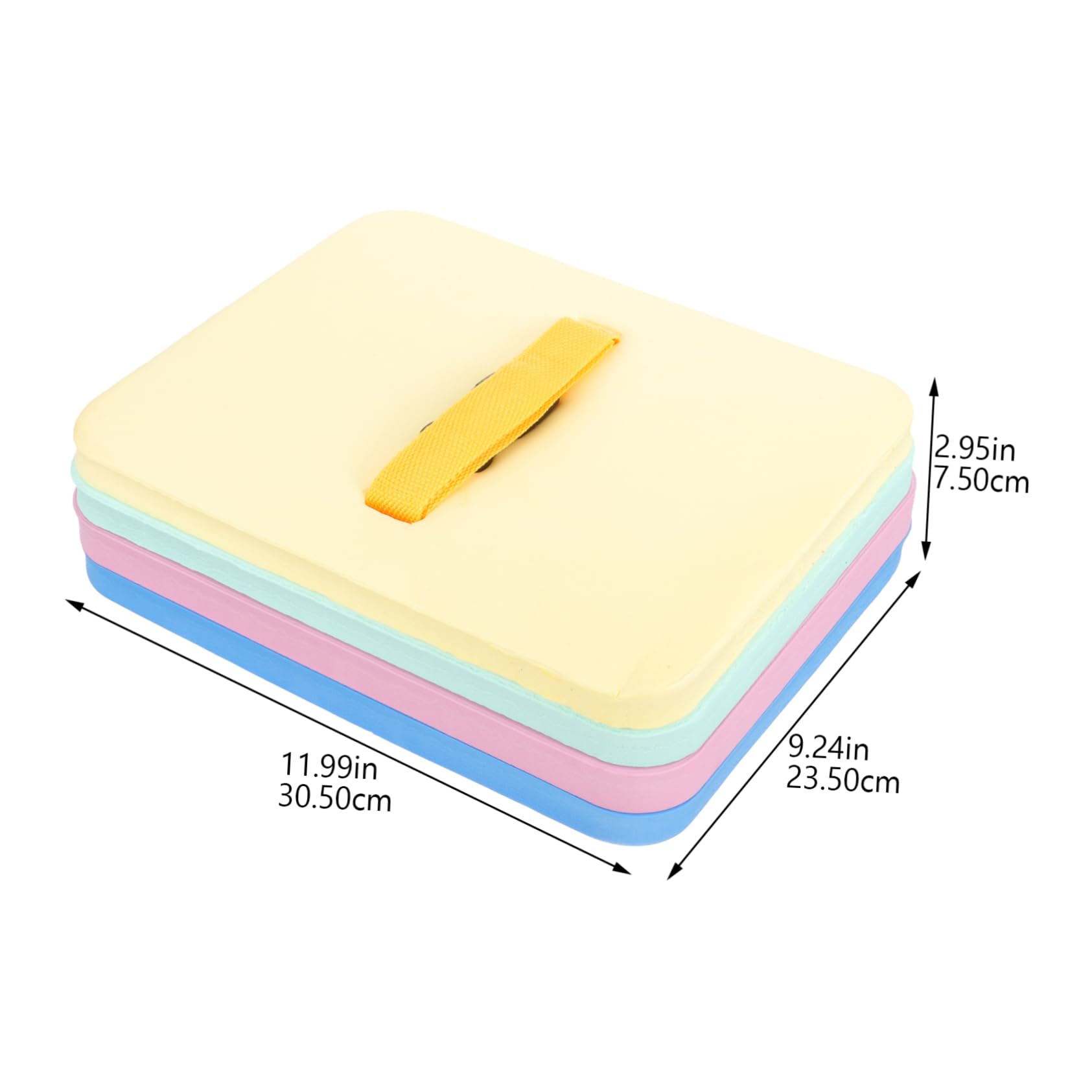 Balacoo Large Floating Back Board 3 Pack Portable Swim Float for Boys and Girls Adults Swim Training Tool Belt Safety Swimming Aid for Pool Random Color