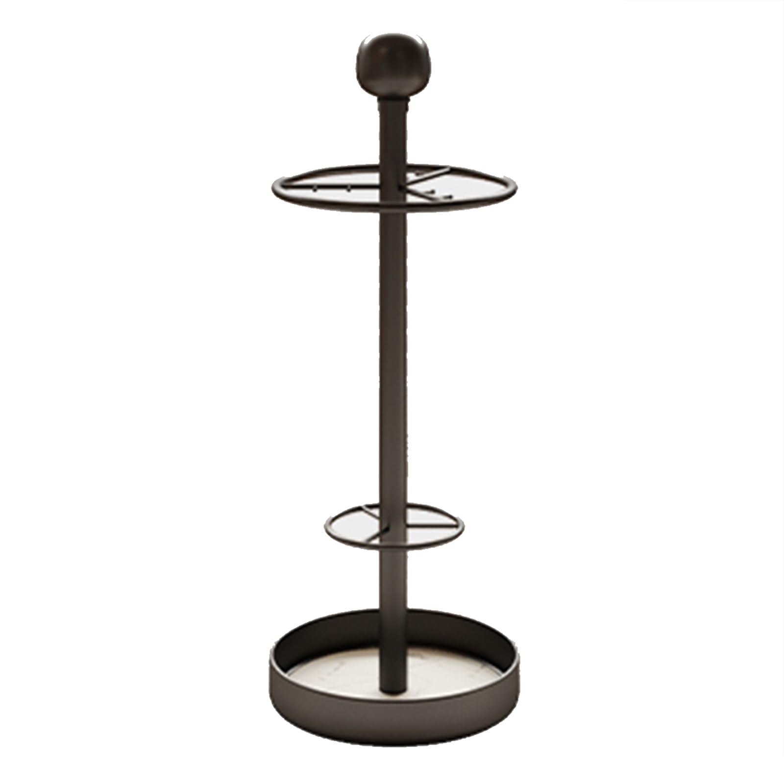 Porte-parapluies en métal haut de gamme au design rond minimaliste chic