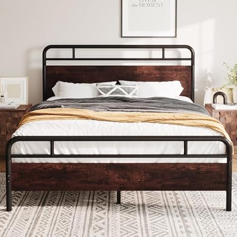 Allewie Queen Size Platform Bed Cover