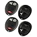 Key Fob Keyless Entry Remote Shell Case & Pad fits Chevy Colorado Venture/GMC Canyon/Hummer H3 / Pontiac Montana/Oldsmobile Silhouette/Isuzu, Set of 2
