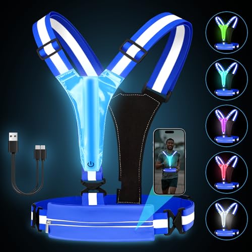 Fitense LED Vest with Phone Holder