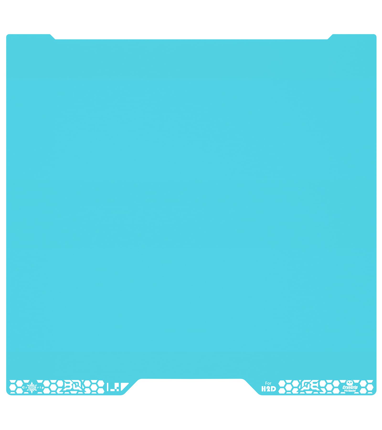 BIQU CryoGrip Pro Glacier Panda płyta do drukarek 3D Bambu-Lab H2D/H2S 355 x 346 mm, dwustronna blacha ze stali sprężynowej, zdejmowana platforma powierzchniowa