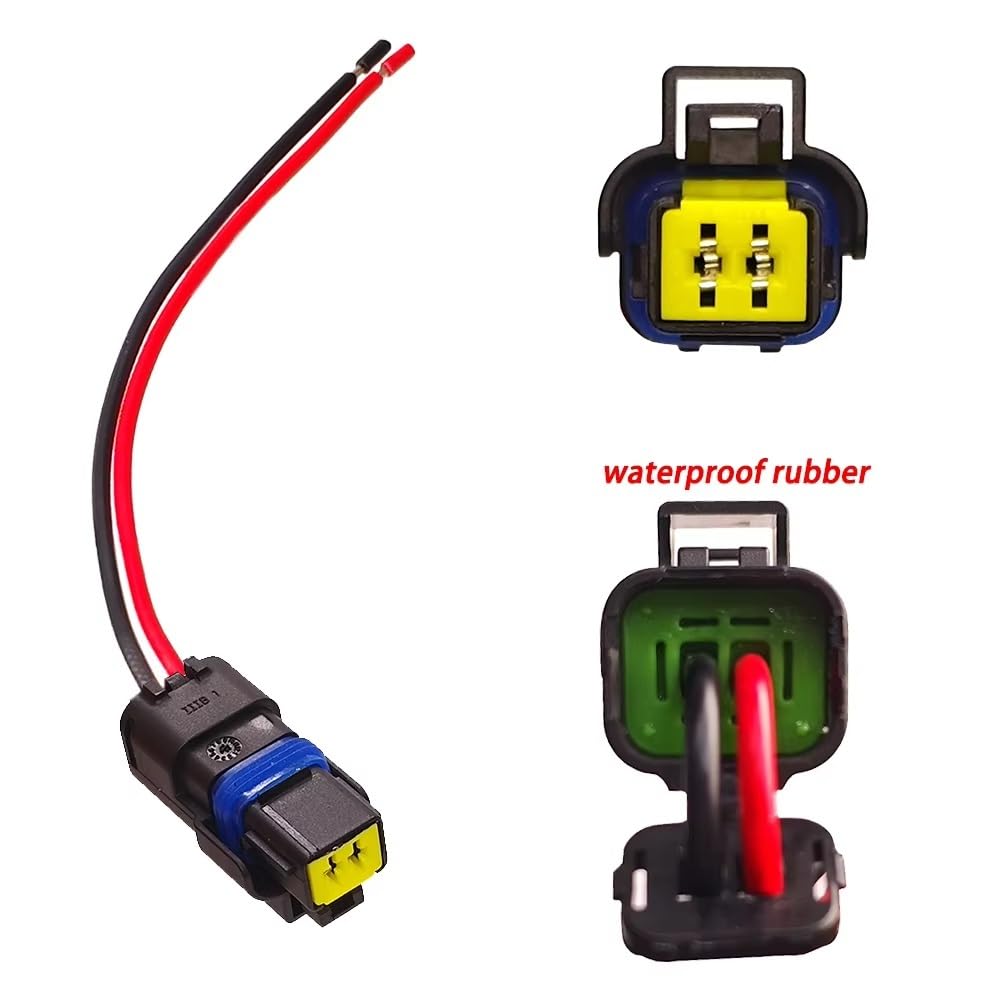 Stecker für Sensor Kompatibel Mit Fiat Für Doblo Für Fiorino Für Albea 2001–2009. Motorkühlwasser-Temperatursensor-Anschluss