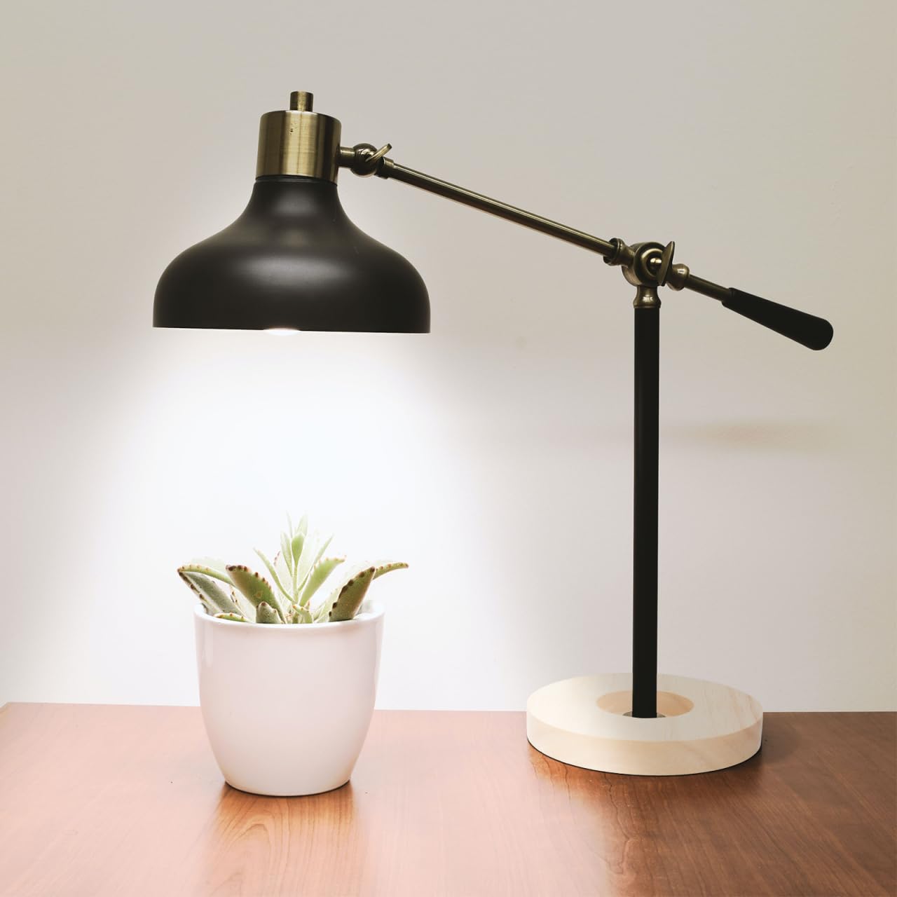 HOMSFOU Base De Lampe En Bois Massif Rond 12X12X0.79 Pouces Pied De Lampe De Table Accessoire Pour De Nuit Salon Bureau Chambre