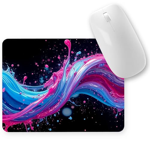 Image of Mouse Pad with Non-Slip Rubber Base, Waterproof & Durable Desk Mat for Gaming, Office & Students | Small Laptop & PC Pad | 23x18cm