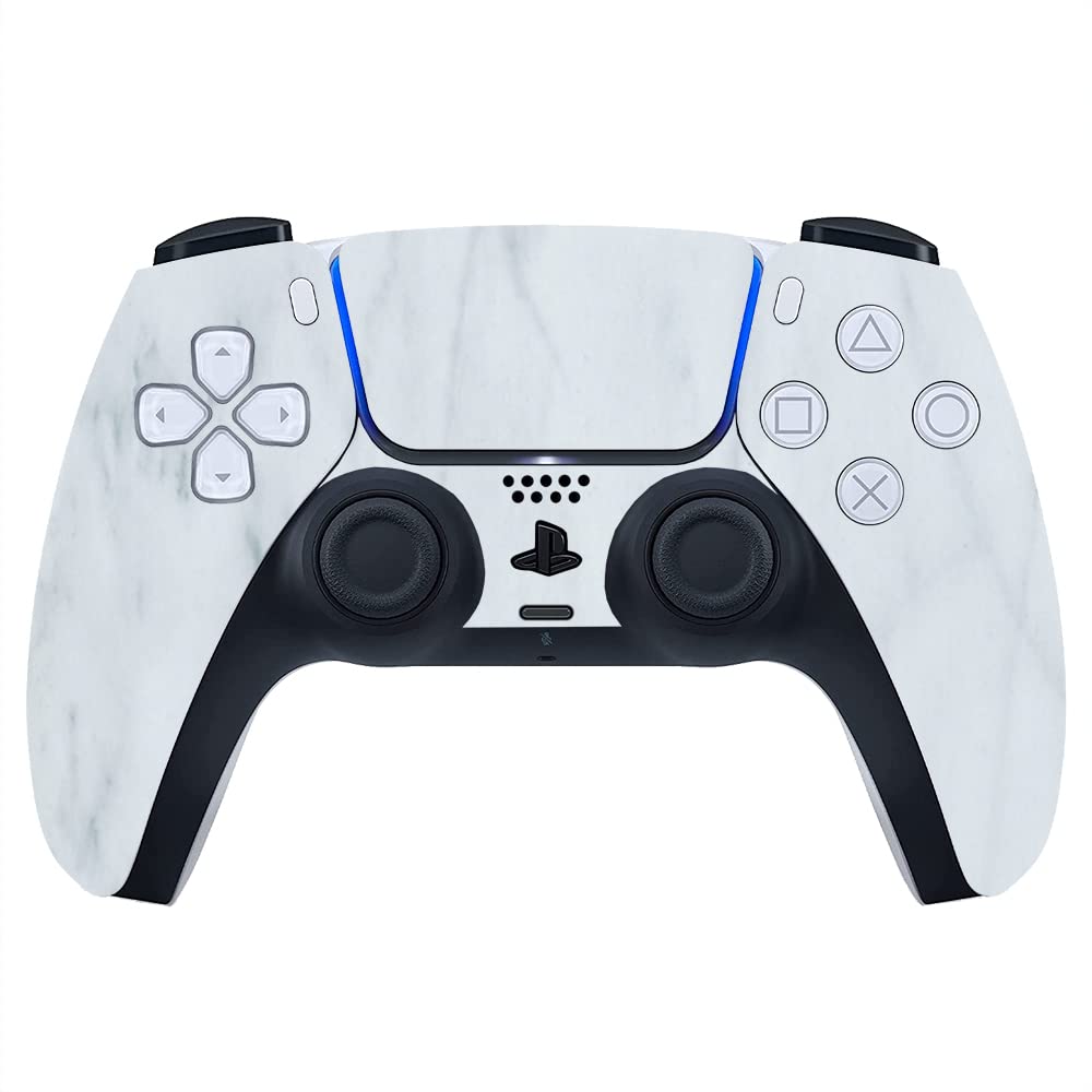 GADGETSWRAP Premium Material Skin Sticker Decal Compatible with PS5 Controller - White Marble (B0B1HS52HS) Amazon Price History, Amazon Price Tracker