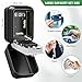 HUANLANG Lock Box for Keys with Code, Waterproof Key Boxs Wall Mount 12-Digit Keypad Locks Box for House Key, Realtors, Garage Spare Keys
