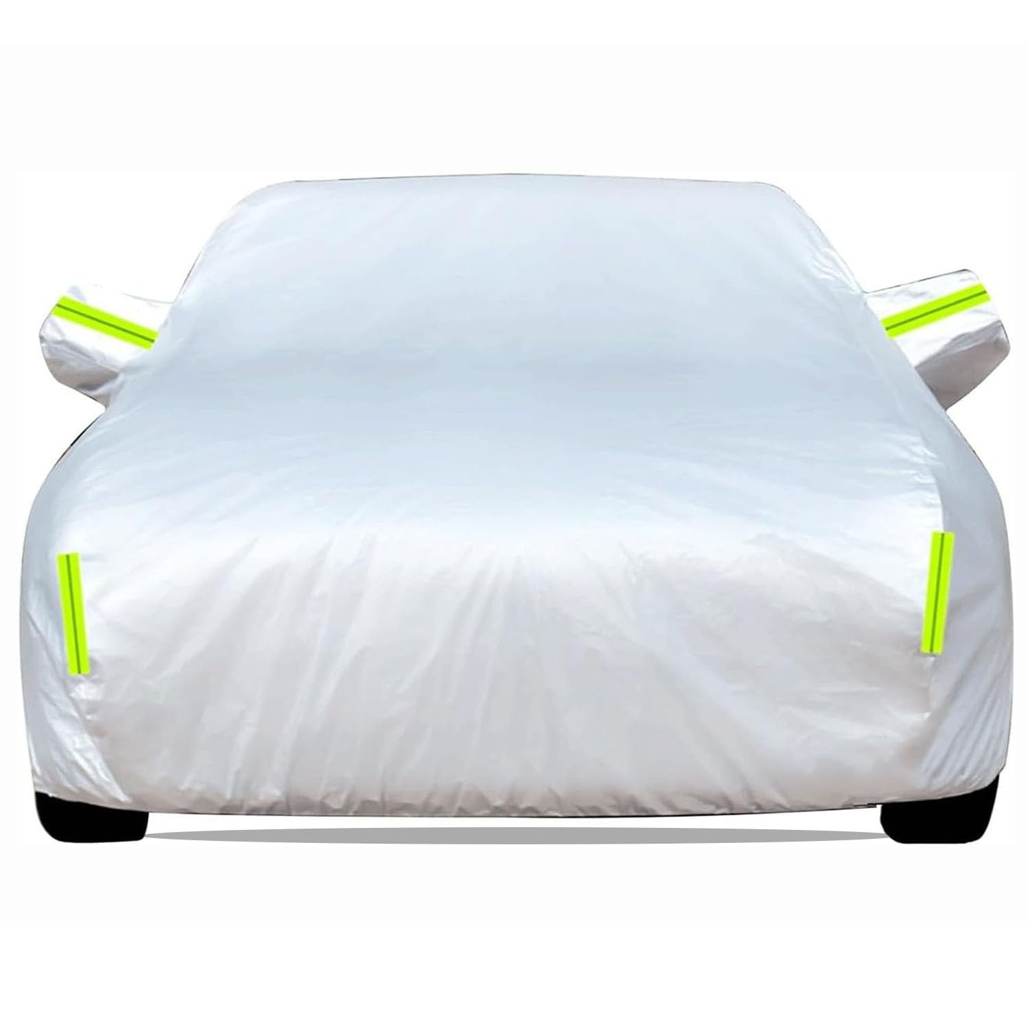 Plata Funda para Coche para Tesla Model Y Exterior Impermeable,Anti-UV y Antilluvia con Cremallera Lateral Cubierta Completa para Todas Las Estaciones,Forro de algodón